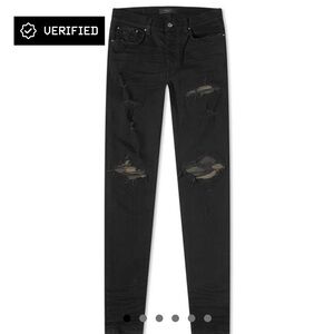 MX1 Camo Jeans in Black
